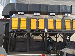 喷漆车间废气净化装置催化燃烧设备的使用设备图片